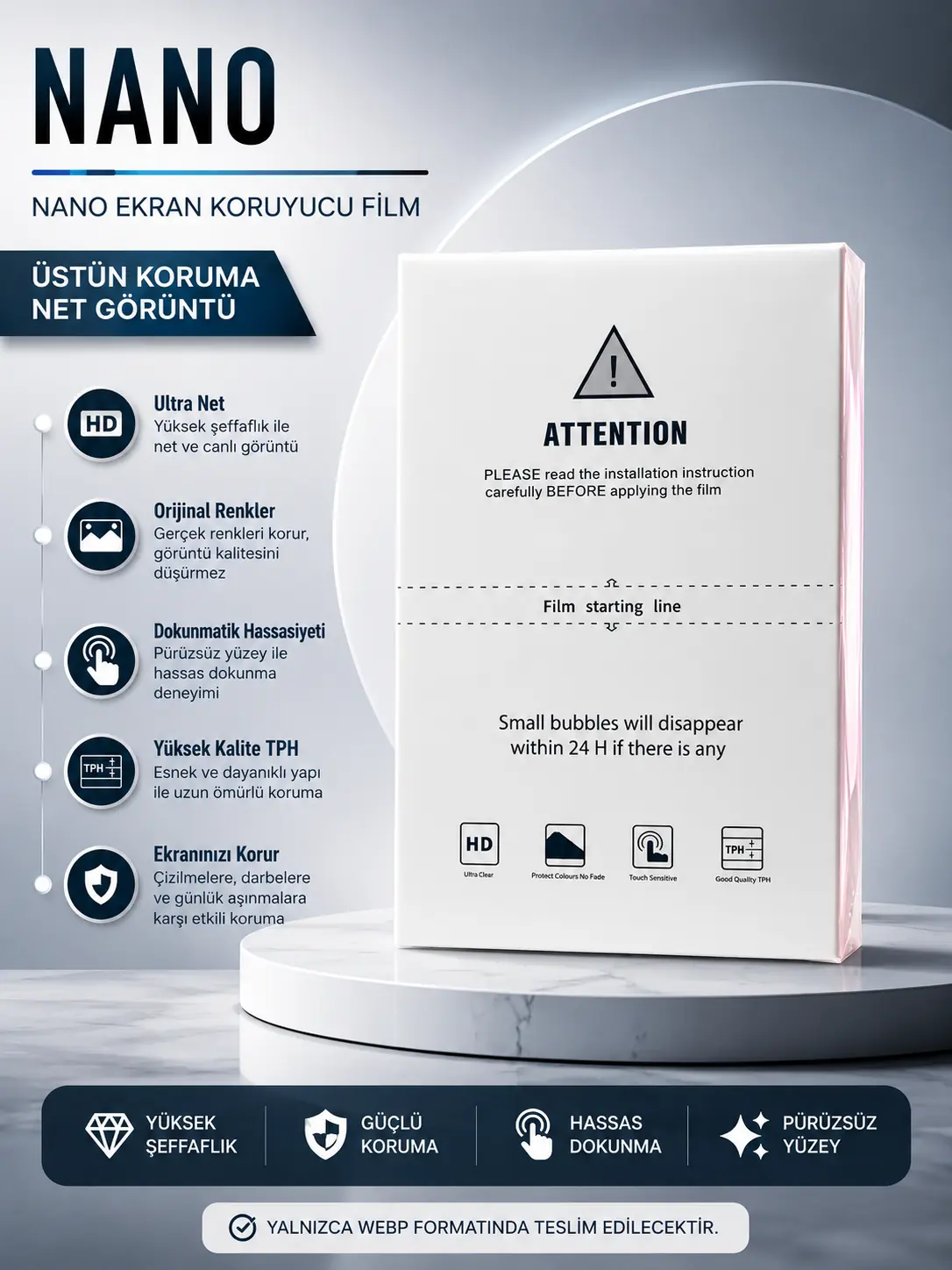 UCUZ NANO ŞEFFAF 50 Lİ