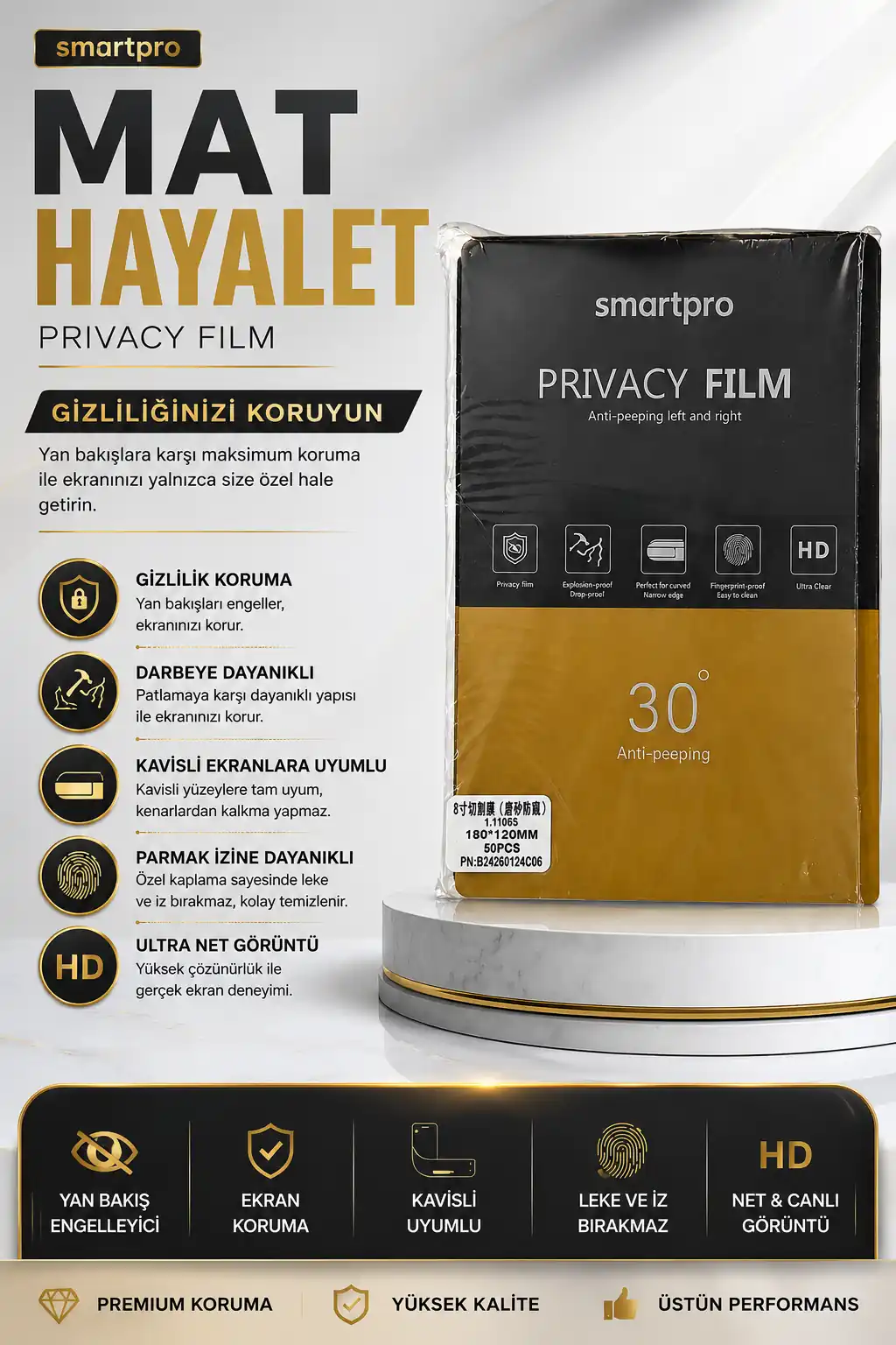SMART PRO MAT HAYALET 50 Lİ SARI KUTU