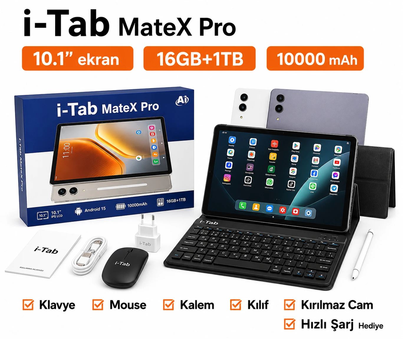 TABLET İ-TAB MATEX PRO